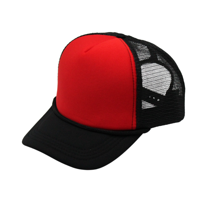 Trucker Cap Polyester Foam Front 5 Panel (Pack of 12)
