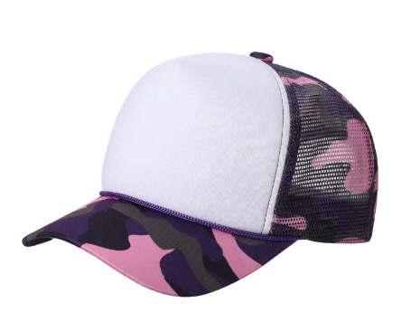 Trucker Cap Polyester Foam Front 5 Panel (Pack of 12)