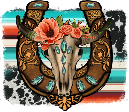 Bull_Skull_Western_Horseshoe