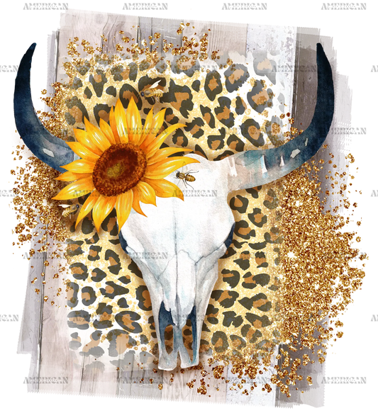 cow_skull_and_sunflower