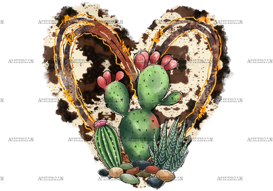 Cowhide_and_cactus_Heart