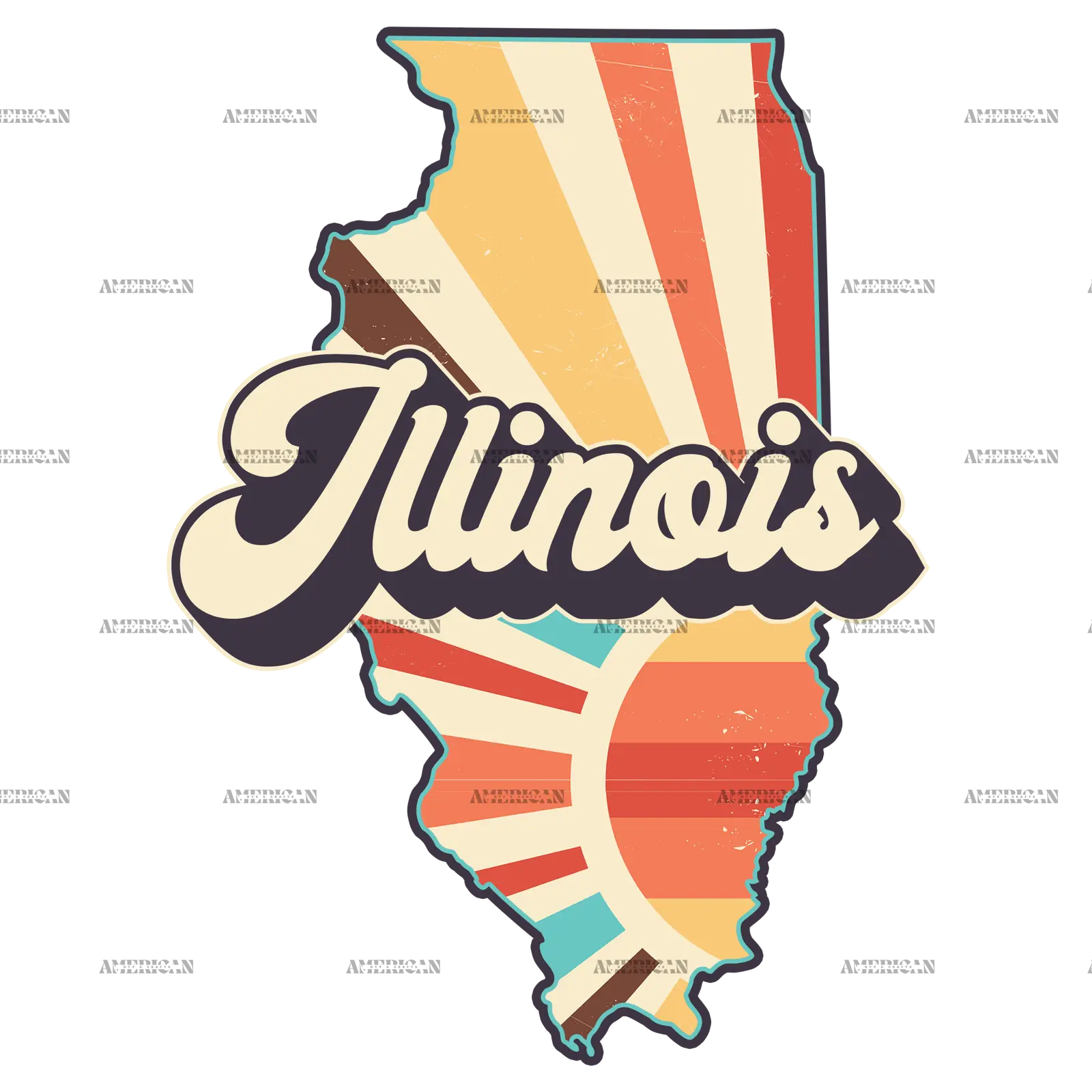 Retro_Illinois_Map