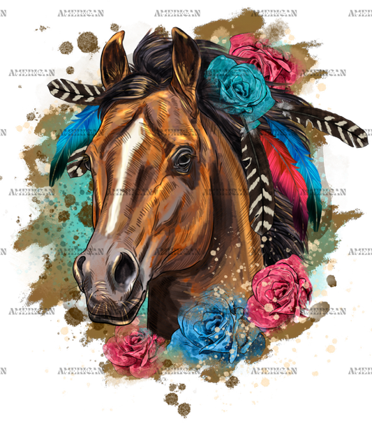Floral_Horse
