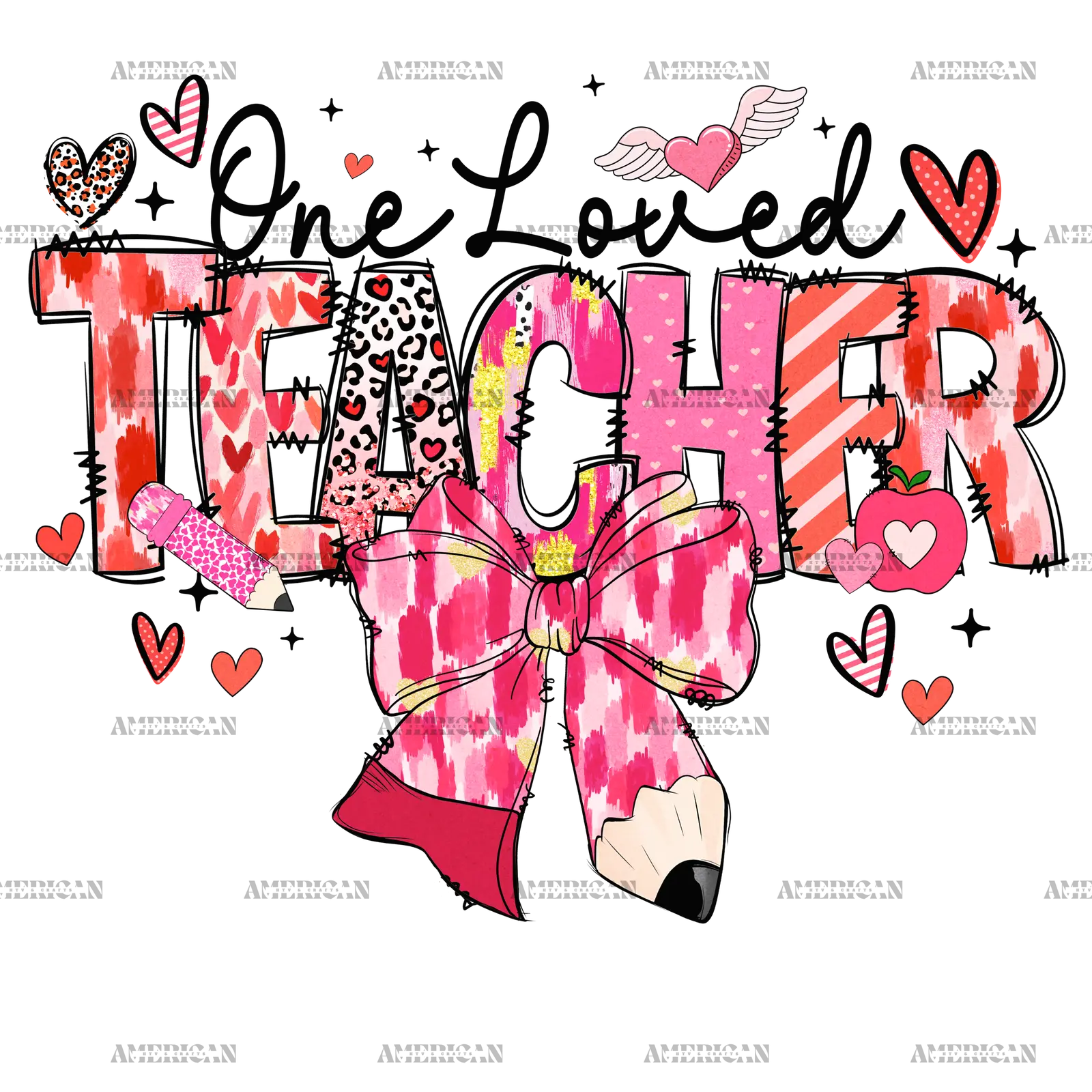 One_Loved_Teacher_Pencil_Bow-1.png